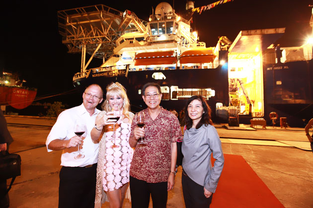 Master of Ceremonies for the Naming Ceremony of Norshore Atlantic 7 master of ceremonies singapore malaysia