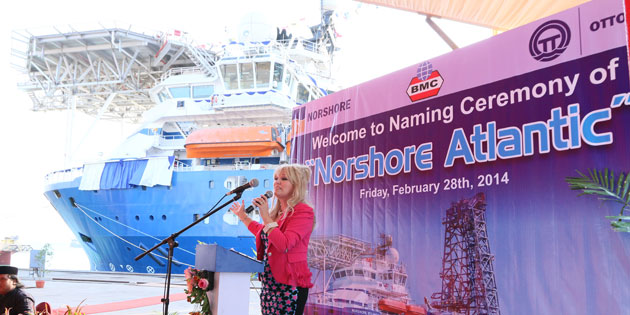 Master of Ceremonies for the Naming Ceremony of Norshore Atlantic
