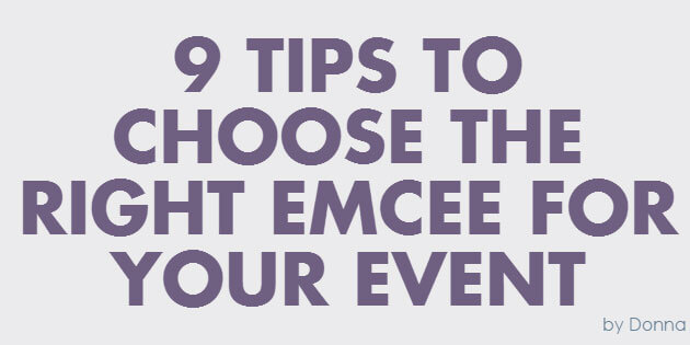 9 Tips To Choose The Right Emcee For Your Event